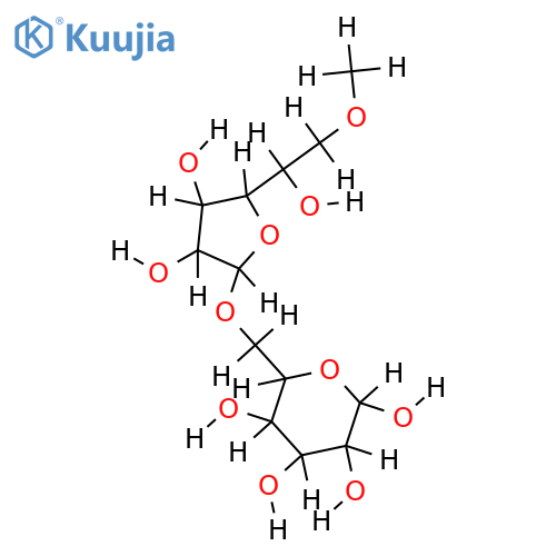 Me glycoside-alpha-Pyranose6-O-beta-D-Galactopyranosyl-D-mannose structure