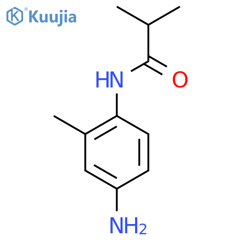 N-(4-amino-2-methylphenyl)-2-methylpropanamide structure