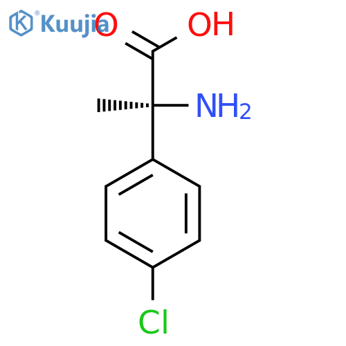 (S)-2-Amino-2-(4-chlorophenyl)propanoic acid structure