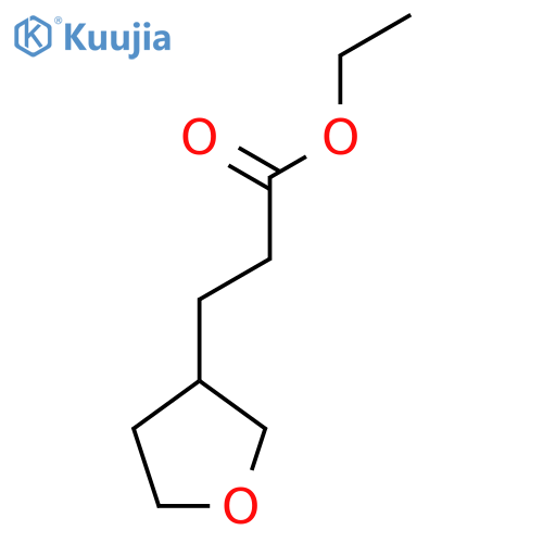 3-(Tetrahydro-furan-3-yl)-propionic acid ethylester structure