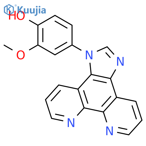 Phenol, 4-(1H-imidazo[4,5-f][1,10]phenanthrolin-1-yl)-2-methoxy- structure