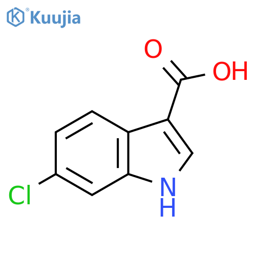 6-Chloro-1H-indole-3-carboxylic acid structure