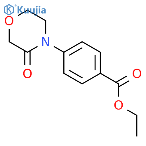 ethyl 4-(3-oxomorpholin-4-yl)benzoate structure