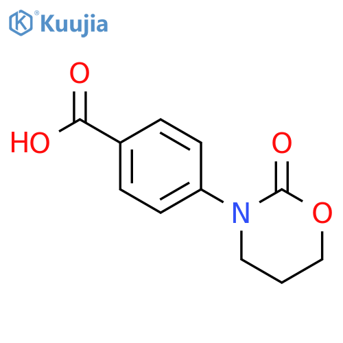 4-(2-OXO-1,3-OXAZINAN-3-YL)BENZOIC ACID structure
