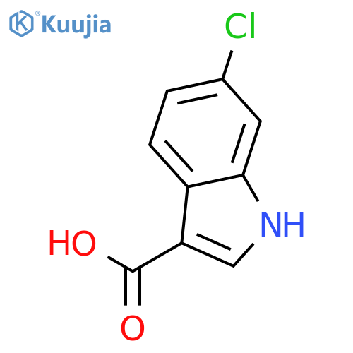 6-Chloro-1H-indole-3-carboxylic acid structure