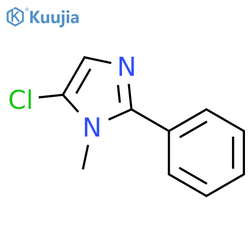 5-chloro-1-methyl-2-phenyl-1H-Imidazole structure
