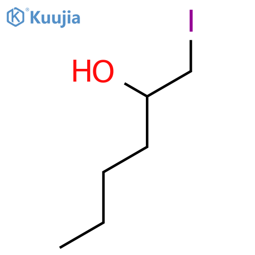 2-HEXANOL, 1-IODO- structure