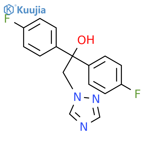 1H-1,2,4-Triazole-1-ethanol,a,a-bis(4-fluorophenyl)- structure