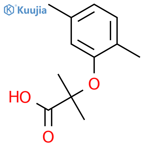Propanoic acid, 2-(2,5-dimethylphenoxy)-2-methyl- structure