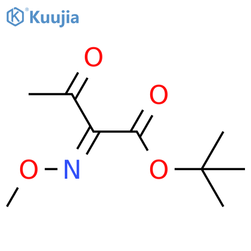 2-(Methoxyimino)-3-oxo-butanoic Acid 1,1-Dimethylethyl Ester structure