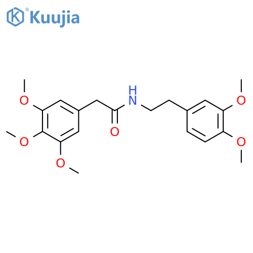 N-(3,4,5-Trimethoxyphenylacetyl)homoveratrylamine structure