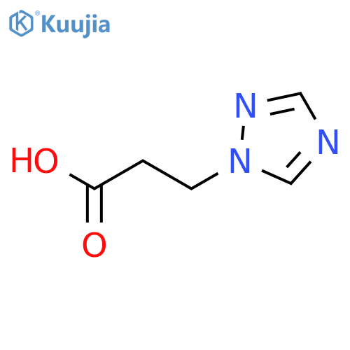 3-(1,2,4-triazol-1-yl)propanoic acid structure