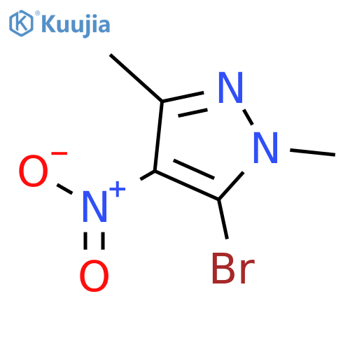 5-Bromo-1,3-dimethyl-4-nitro-1H-pyrazole structure