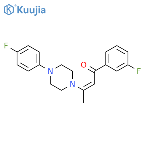(z)-1-(3-fluorophenyl)-3-[4-(4-fluorophenyl)piperazin-1-yl]but-2-en-1-one structure