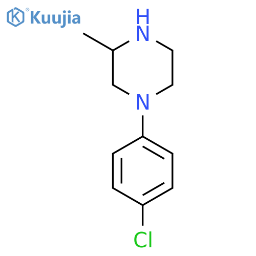 PIPERAZINE, 1-(4-CHLOROPHENYL)-3-METHYL- structure