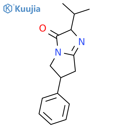 3H-Pyrrolo[1,2-a]imidazol-3-one,2,5,6,7-tetrahydro-2-(1-methylethyl)-6-phenyl- structure