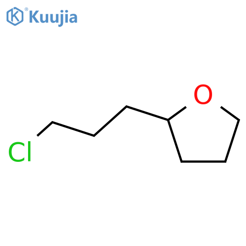 2-(3-chloropropyl)oxolane structure