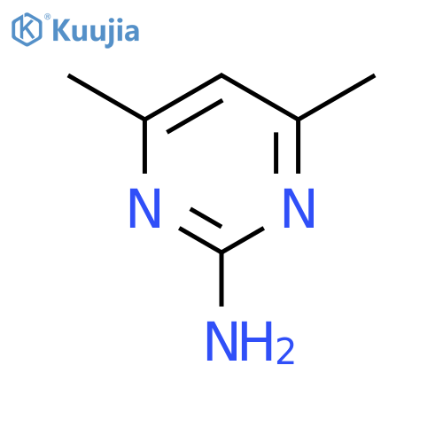 4,6-dimethylpyrimidin-2-amine structure