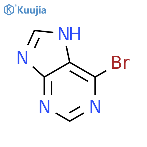 6-bromo-7H-purine structure