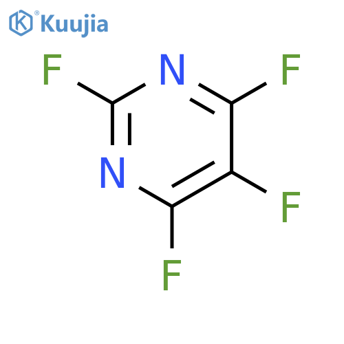 2,4,5,6-Tetrafluoropyrimidine structure