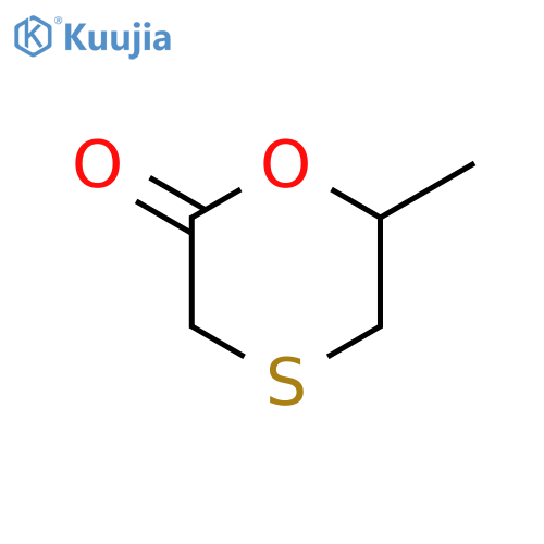6-Methyl-1,4-oxathian-2-one structure