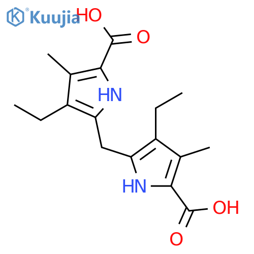 1H-Pyrrole-2-carboxylic acid, 5,5'-methylenebis[4-ethyl-3-methyl- structure