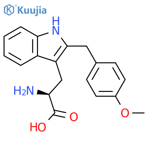 Tryptophan, 2-[(4-methoxyphenyl)methyl]- structure