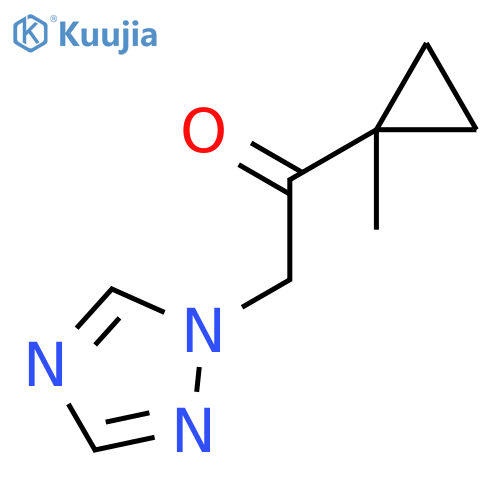 Ethanone, 1-(1-methylcyclopropyl)-2-(1H-1,2,4-triazol-1-yl)- structure