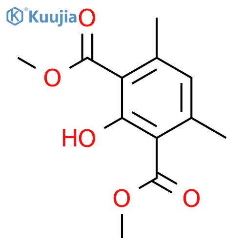 1,3-Benzenedicarboxylic acid, 2-hydroxy-4,6-dimethyl-, dimethyl ester structure
