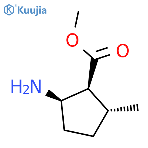 Cyclopentanecarboxylicacid, 2-amino-5-methyl-, methyl ester, (1R,2S,5S)-rel- structure