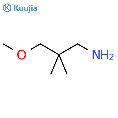(3-methoxy-2,2-dimethylpropyl)amine hydrochloride structure