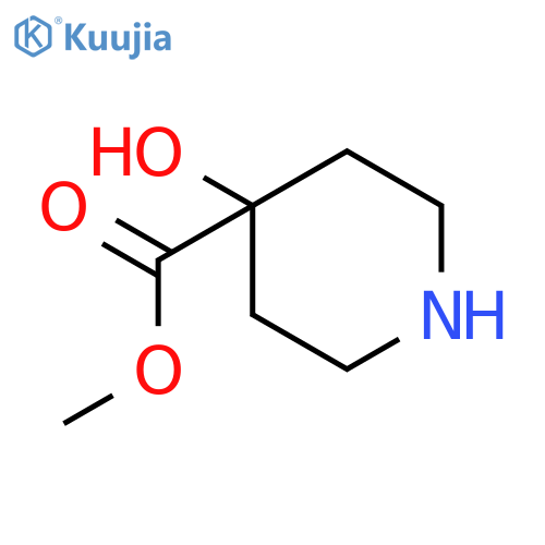 Methyl 4-hydroxypiperidine-4-carboxylate structure