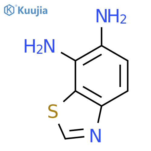 1,3-benzothiazole-6,7-diamine structure