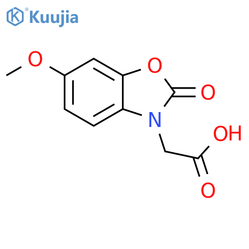 3(2H)-BENZOXAZOLEACETIC ACID, 6-METHOXY-2-OXO- structure