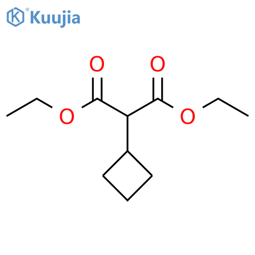 1,3-diethyl 2-cyclobutylpropanedioate structure