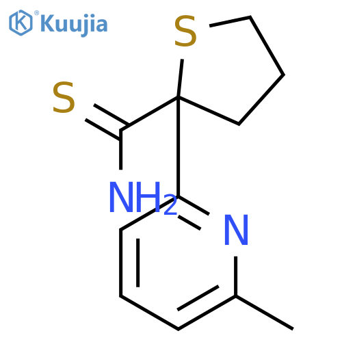 2-THIOPHENECARBOTHIOAMIDE, TETRAHYDRO-2-(6-METHYL-2-PYRIDINYL)- structure