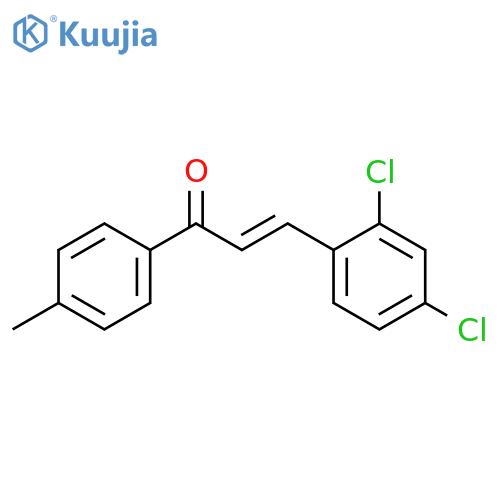 (z)-3-(2,4-dichlorophenyl)-1-(4-methylphenyl)prop-2-en-1-one structure