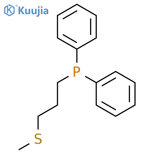 Phosphine, [3-(methylthio)propyl]diphenyl- structure