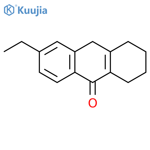 9(2H)-Anthracenone,6-ethyl-1,3,4,10-tetrahydro- structure