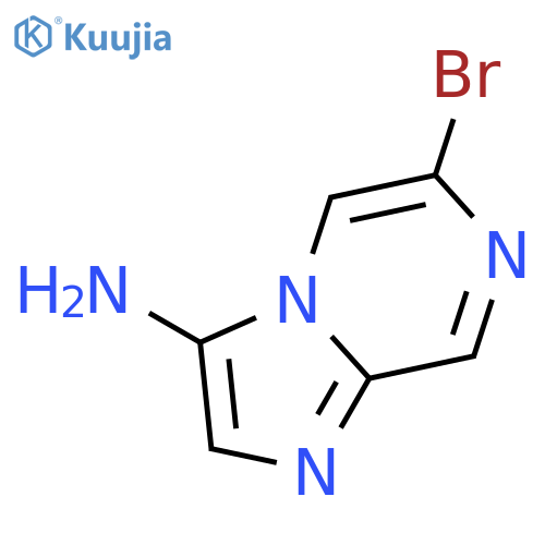 6-Bromo-imidazo1,2-apyrazin-3-ylamine structure