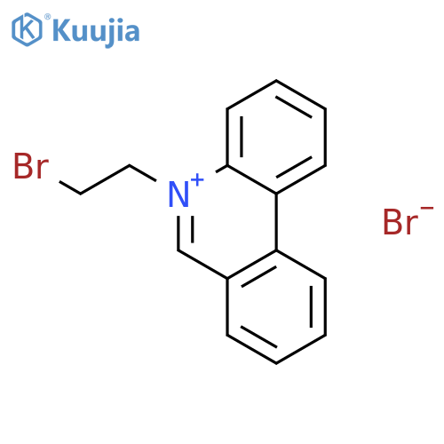PHENANTHRIDINIUM, 5-(2-BROMOETHYL)-, BROMIDE structure