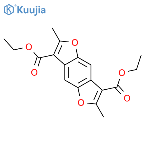 6,12-diethyl 5,11-dimethyl-4,10-dioxatricyclo7.3.0.0^{3,7}dodeca-1,3(7),5,8,11-pentaene-6,12-dicarboxylate structure