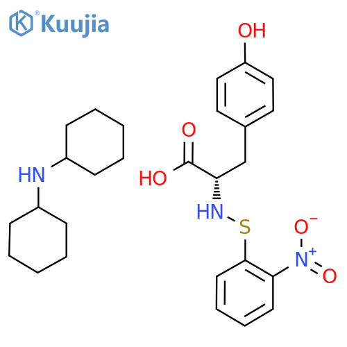 n-o-nitrophenylsulfenyl-l-tyrosine di(cyclohexyl)ammonium salt structure