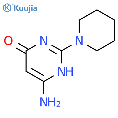 6-Amino-2-piperidin-1-ylpyrimidin-4(3H)-one structure