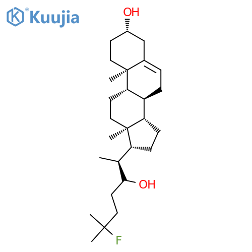 Cholest-5-ene-3,22-diol,25-fluoro-, (3b)-(9CI) structure