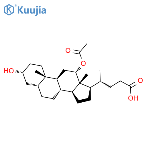 Cholan-24-oic acid, 12-(acetyloxy)-3-hydroxy-, (3a,5b,12a)- structure