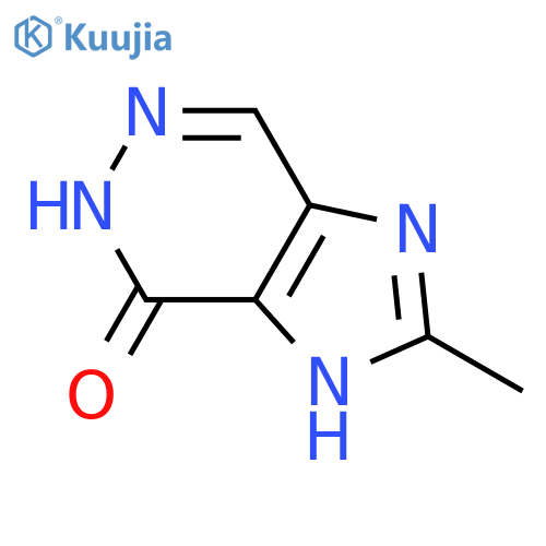 3,5-dihydro-2-methyl-4H-Imidazo[4,5-d]pyridazin-4-one structure
