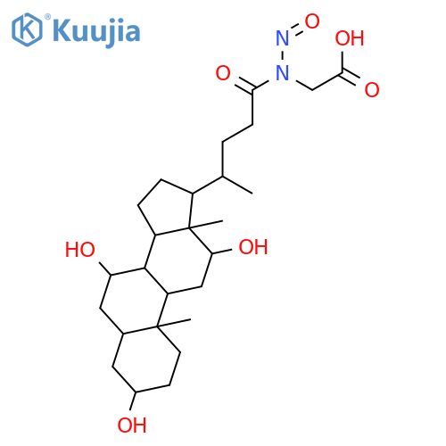 Glycine,N-nitroso-N-[(3a,5b,7a,12a)-3,7,12-trihydroxy-24-oxocholan-24-yl]- structure