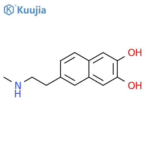2,3-Naphthalenediol,6-[2-(methylamino)ethyl]- structure