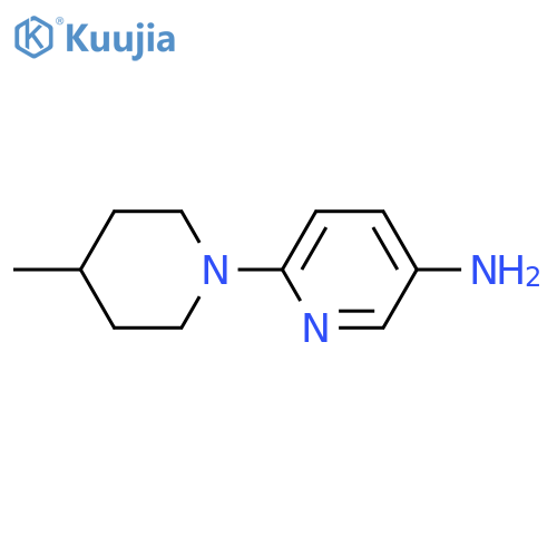 6-(4-methylpiperidin-1-yl)pyridin-3-amine structure